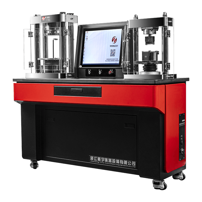 Machine intégrée de résistance à la compression et à la flexion du ciment, contrôlée par micro-ordinateur, à quatre colonnes, série YYW-DS