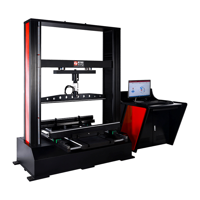 Machine d'essai multifonctionnelle de compression et de flexion, série WDW, type porte à double colonne, double vis, contrôlée par micro-ordinateur